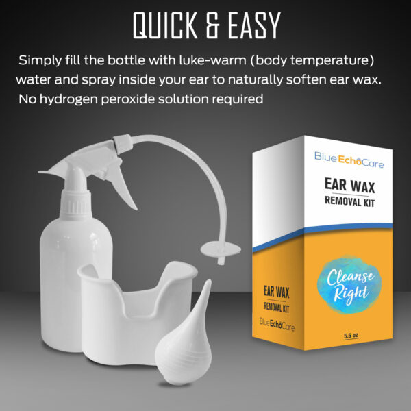 Ear Wax Removal Kit with USA MADE, Reusable, Dishwasher Friendly TIPS! Ear Spiral, and Basin! - Image 8