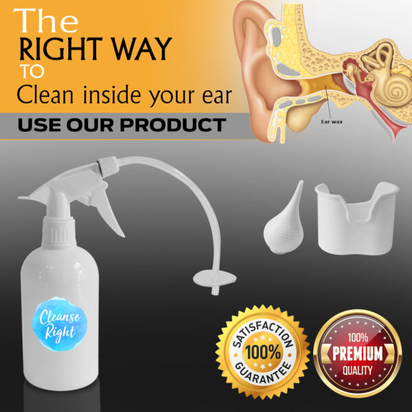 Family Favorite! Ear Wax Removal Kit with USA MADE, Reusable, Dishwasher Friendly TIPS! basin and Rubber Bulb Syringe - Image 5