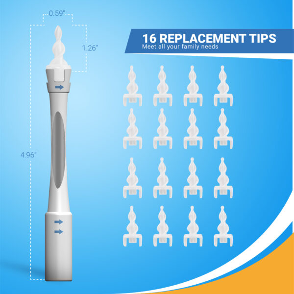 Cleanse Right - USA MADE Ear Spiral Ear Wax Removal Tool Kit with 20 removable silicone heads - Image 5
