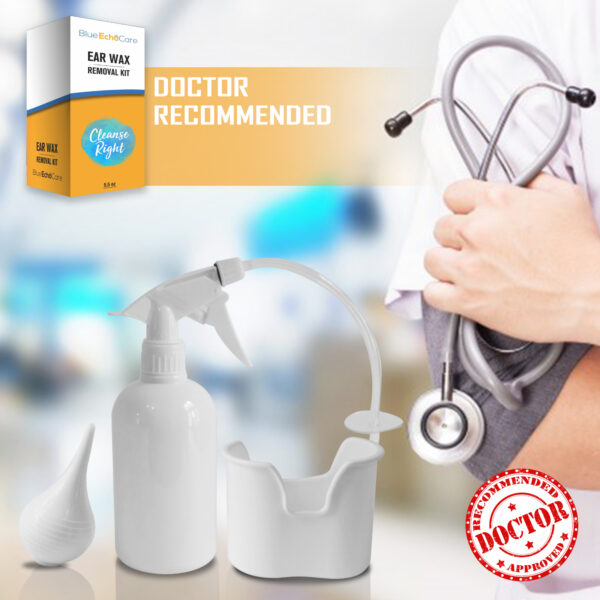 Ear Wax Removal Kit with USA MADE, Reusable, Dishwasher Friendly TIPS! Ear Spiral, and Basin! - Image 3