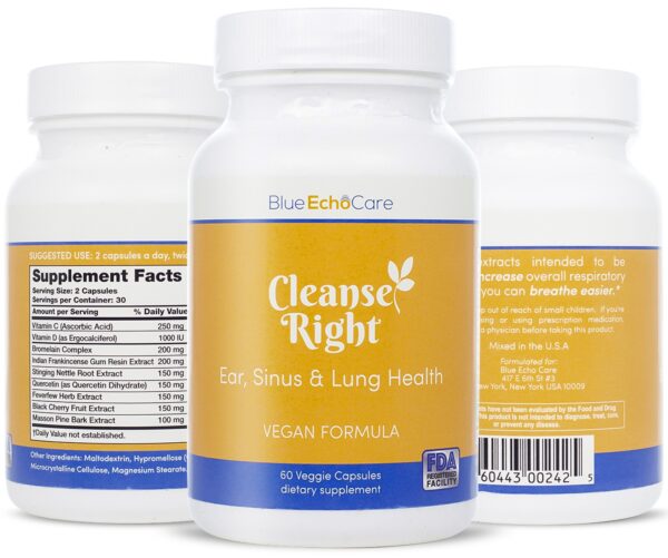 Vegan, Gluten-Free Lung Health, Allergy and Asthma Supplements