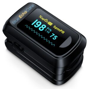 BeC Oximeter - Includes 2x AAA, lanyard and user manual. For Adults and Children