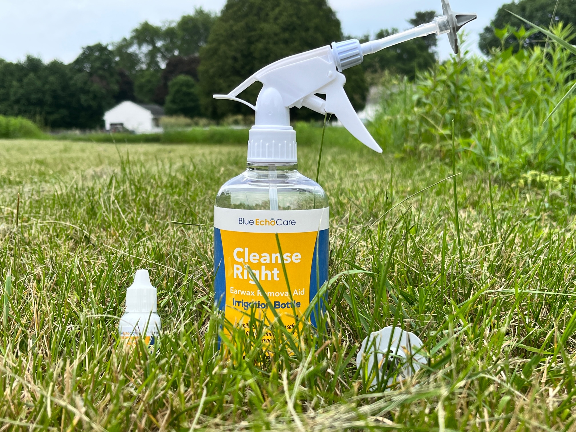 Cleanse Right 2nd Generation Ear Wax Removal Tool Kit- 1 Bottle of .5OZ Ear Drops! Irrigation Bottle, USA MADE, Reusable, Dishwasher Friendly TIPS! Wash Basin, Bulb Syringe - Image 2