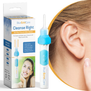 Cleanse Right - Electronic Ear Wax Removal Tool- Electronic Ear Wax Remover, Safely irrigate ear wax and cerumen