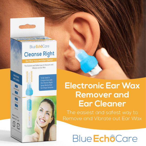 Cleanse Right - Electronic Ear Wax Removal Tool- Electronic Ear Wax Remover, Safely irrigate ear wax and cerumen - Image 6