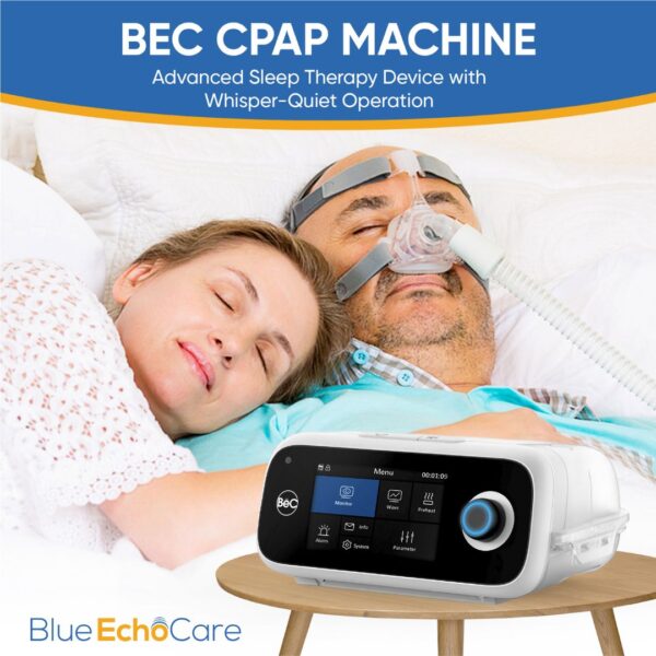 BeC CPAP Machine - Advanced Sleep Therapy Device with Whisper-Quiet Operation, Auto-Adjusting Pressure, and User-Friendly Interface for Restful Nights and Energized Mornings - Image 6