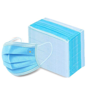 3ply Disposable Face Masks- 50 pcs - Breathable, To Protect and Stop Large Liquid Particulates From Entering The Atmosphere
